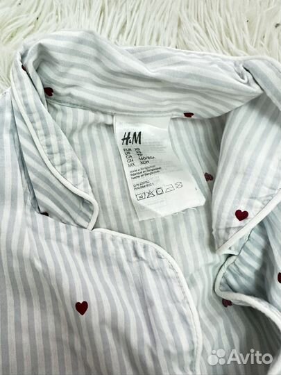 Пижама хлопок h&m