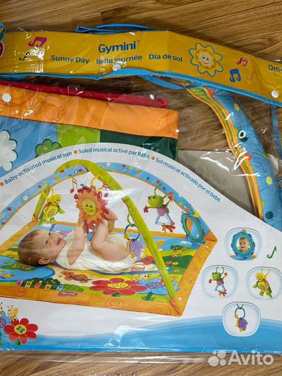 Развивающий коврик tiny love солнечный денек
