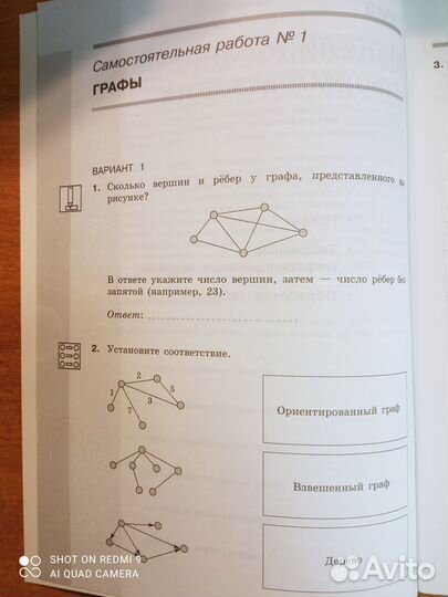 Босова. Информатика. 9кл. Самост. и контр. работы