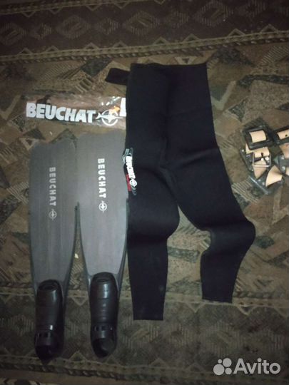 Гидрокостюм с ластами от Beuchat Mundial Elaskin