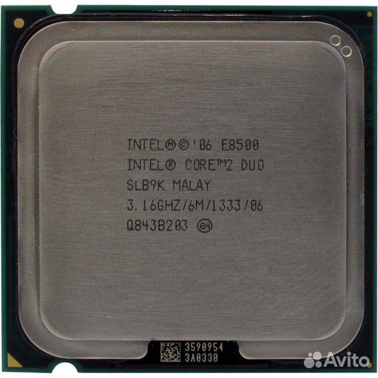 Процессор CPU Intel Core 2 Duo E8500 3.16 GHz/2cor