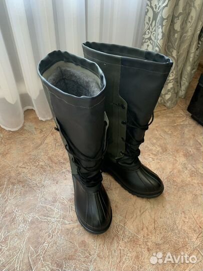 Сапоги резиновые для зимней рыбалки
