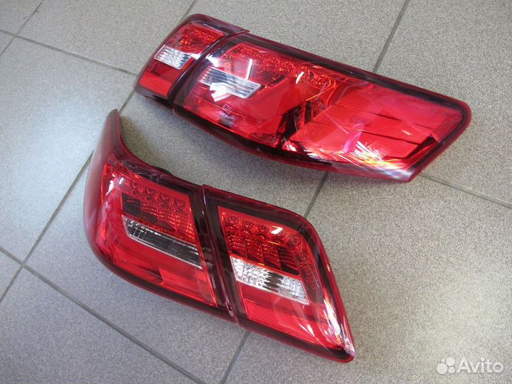 Camry 40/45 Стоп сигналы стиль Lexus белые E9HS5