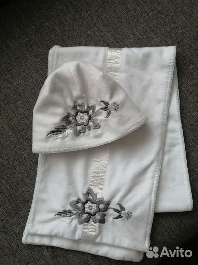 Комплект шапка и шарф