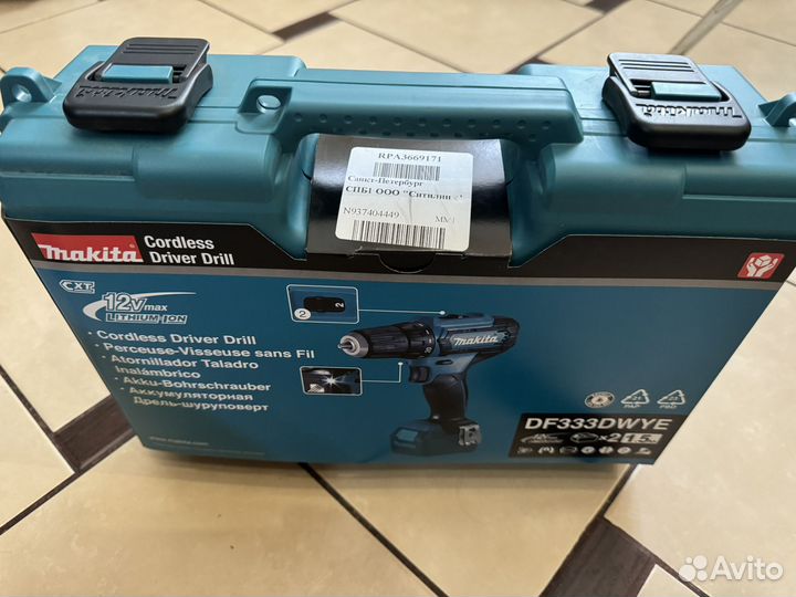 Шуруповерт Makita DF333dwye (оригинал)