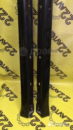 Накладки на порог обвес комплект Subaru Legacy BL5