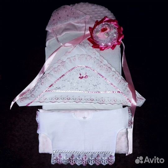 Новый конверт на выписку для девочки