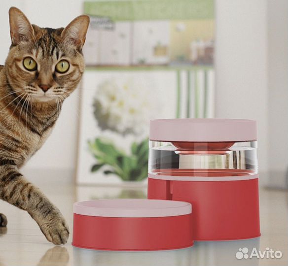 Двойная миска для животных на подставке