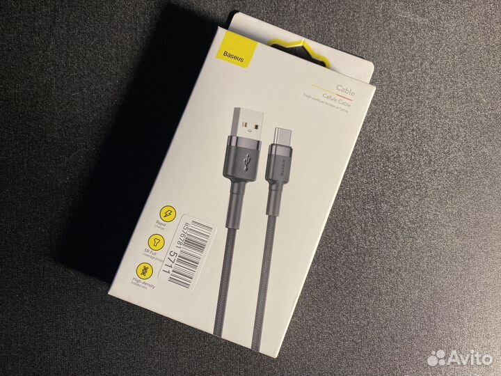 Type C на USB 3 метра Baseus