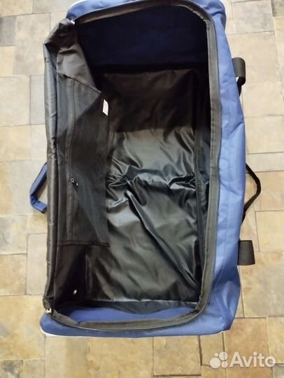 Баул хоккейный 32 без колёс синий ромб