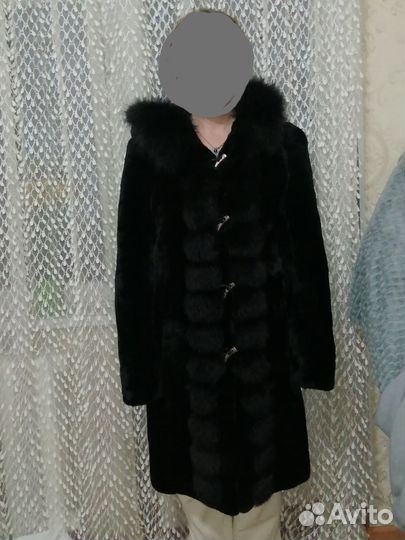 Шуба мутоновая 48 размер