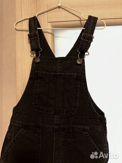 Джинсовый комбинезон для девочки 122
