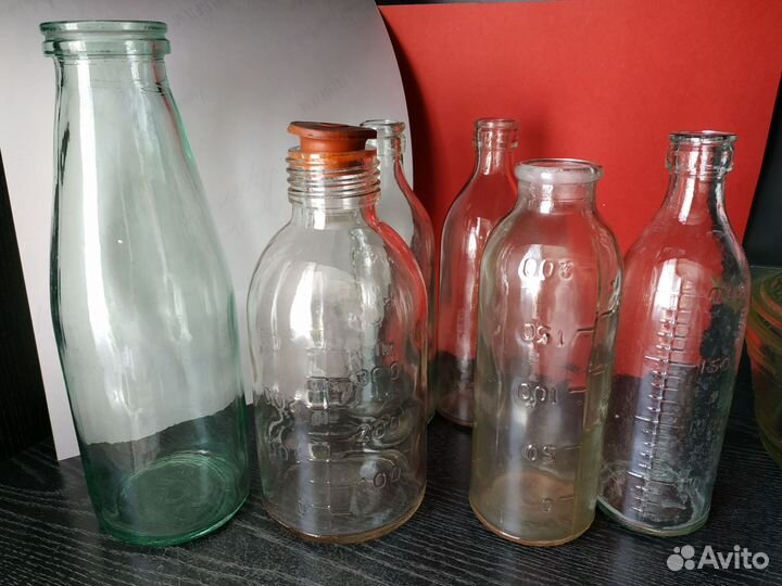 Бутылки СССР, молочная, для детского питания