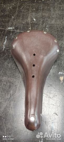 Велосипедное седло кожа СССР
