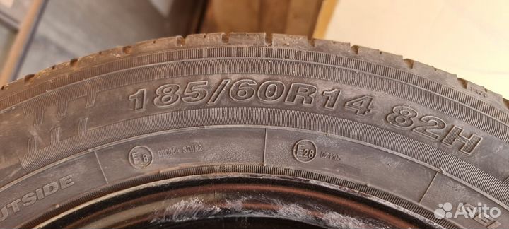 Летние шины с дисками 185/60R14