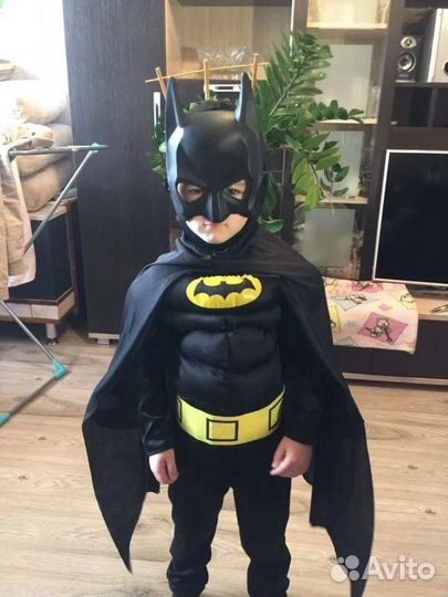 Костюм Бэтмена 120-140 см рост
