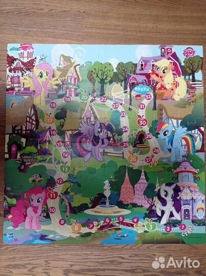 Детский коврик-пазл игра My little pony