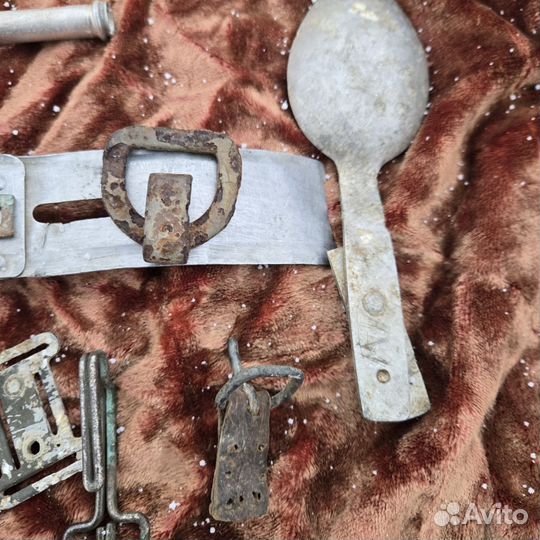 Лот Германия вторая мировая ложка зажим пугвица