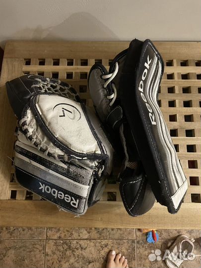 Блин и ловушка хоккейные вратарские детские