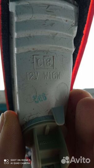 Стопарь в крышку багажника Nissan note