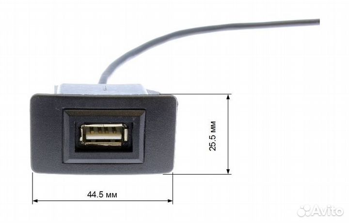 USB разъем в штатную заглушку для Honda