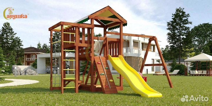 Новый детский спортивный комплекс для дачи