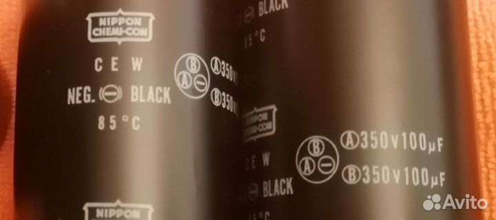 Конденсаторы Nippon Chemi - Com 100 +100 350V
