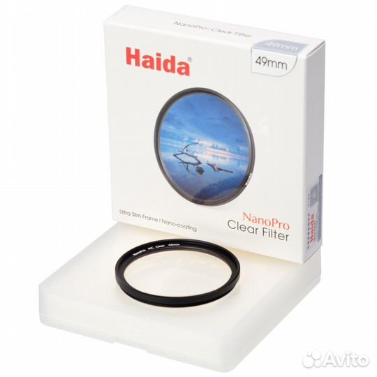 Светофильтр защитный Haida NanoPro Clear 49mm