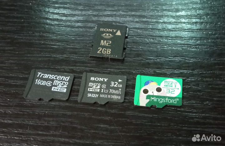 Флешки microSD 16 и 32 гб Sony M2 2 гб