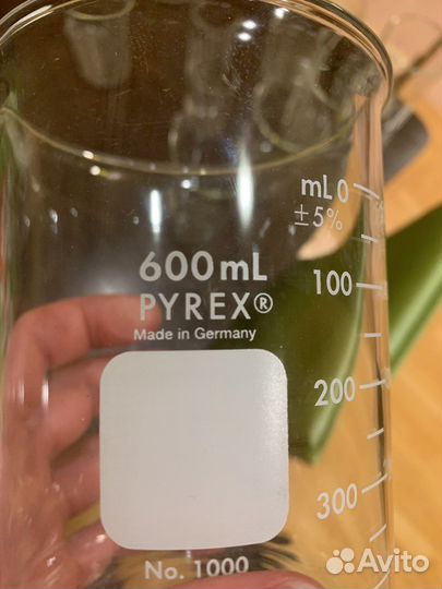 Стаканы лабораторные, мерные, колбы Pyrex