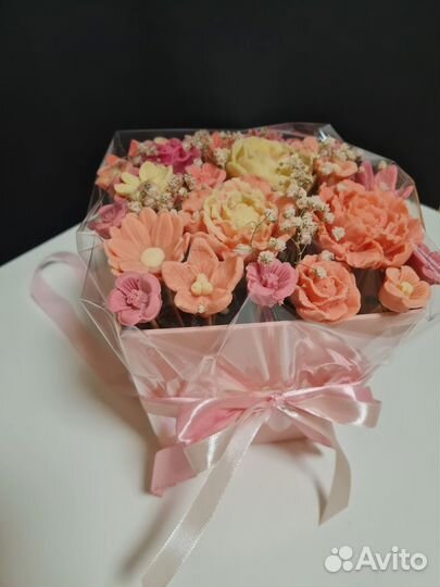 Букет шоколадных цветов, сладкий подарок