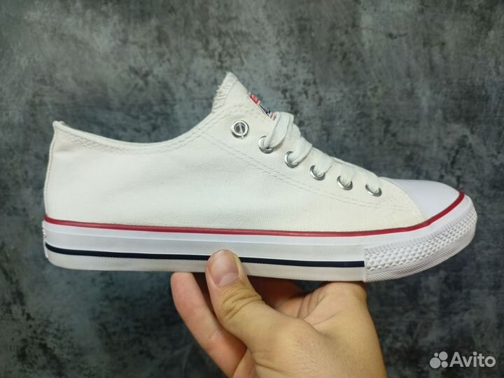 Кеды Converse white low