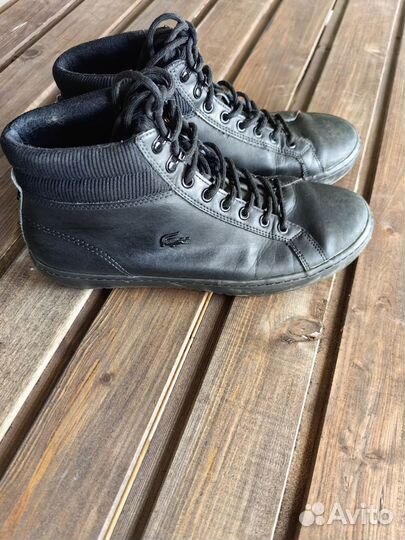 Ботинки кеды демисезонные lacoste