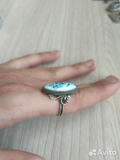 Кольцо эмалевое