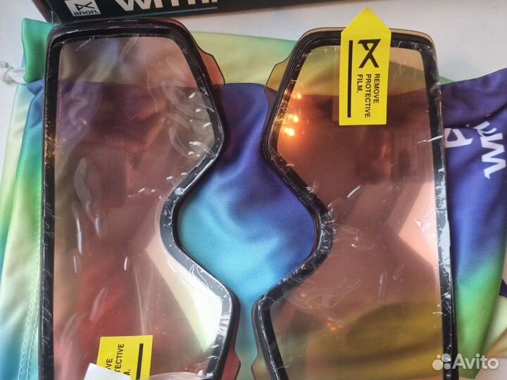 Горнолыжная маска anon wm1 w/spr black/prcv