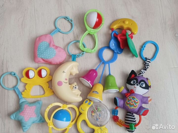 Погремушки и грызунки пакетом