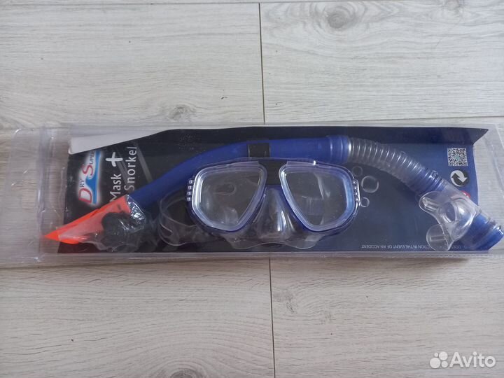 Маска и трубка для снорклинга для взрослых