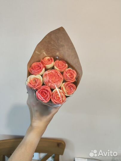 Букет из шоколадных цветов