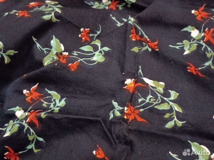 Отрез ткани хлопок ситец СССР