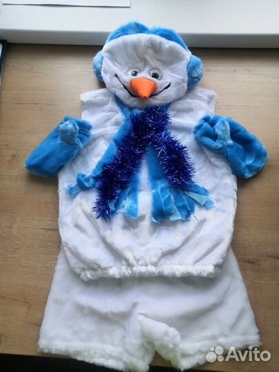 Новогодний костюм Снеговик