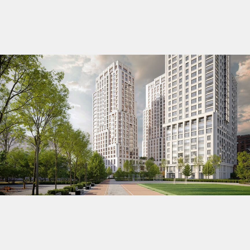 2-к. квартира, 80,4 м², 18/27 эт.