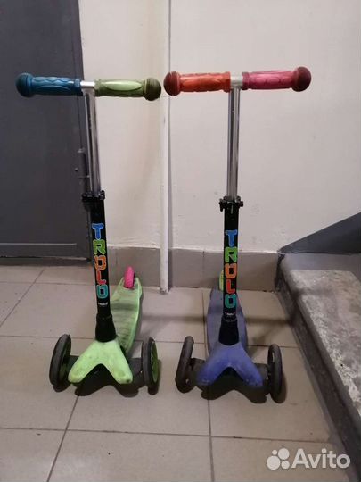 Самокаты детские trolo 2 шт
