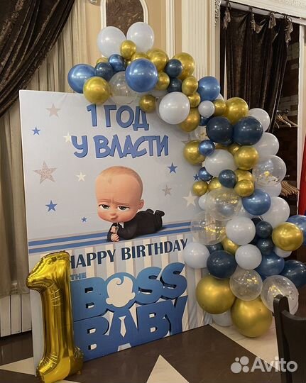 Баннер на день рождения