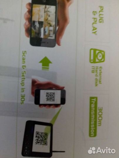 Цифровая беспроводная система видеонаблюдения 4сн