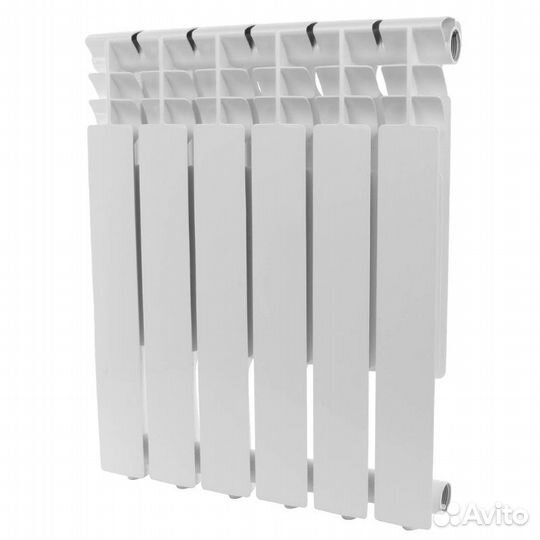 Алюминиевый боковой радиатор Rommer Optima 500, 6