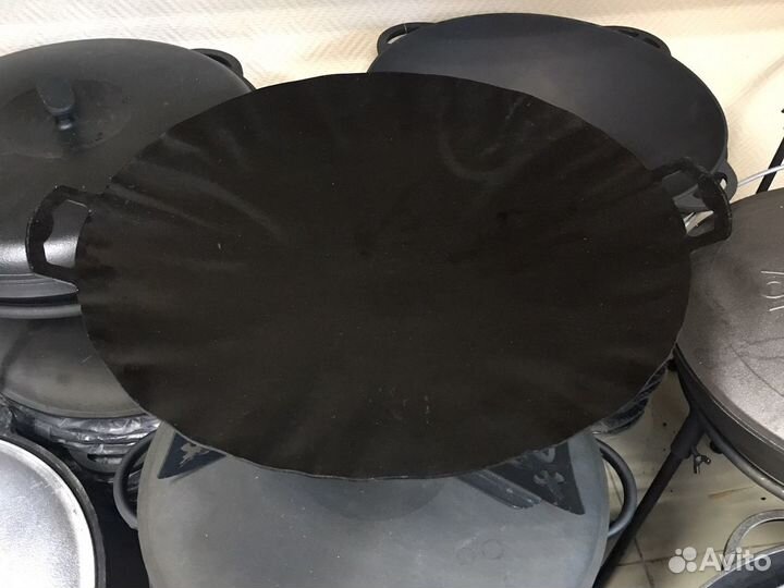 Садж из вороненой стали 45см. Производство Россия