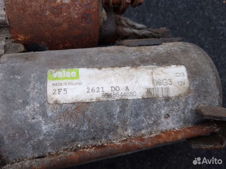 Стартер Peugeot 206