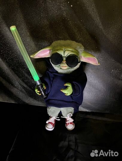 Малыш йода Мандалорец(Грогу) игрушка ручной работы