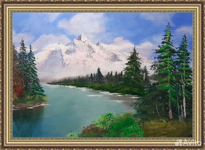 Картина акрилом на холсте