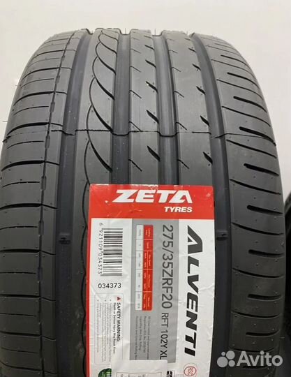 Zeta Alventi 245/40 R20 и 275/35 R20 99Y